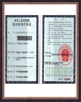 莊杰榮獲組織機構代碼榮譽證書